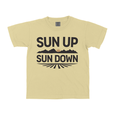 SUN UP SUN DOWN YOUTH SHIRT