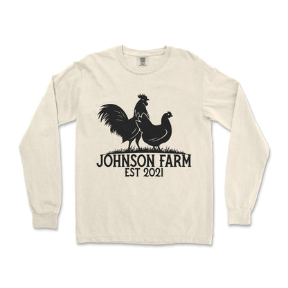 POULTRY FARM PERSONALIZED LONG SLEEVE SHIRT