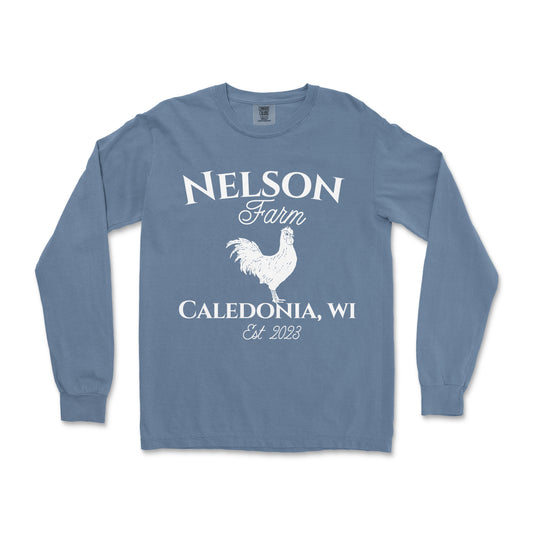 CHICKEN FARM CUSTOM LONG SLEEVE SHIRT P1