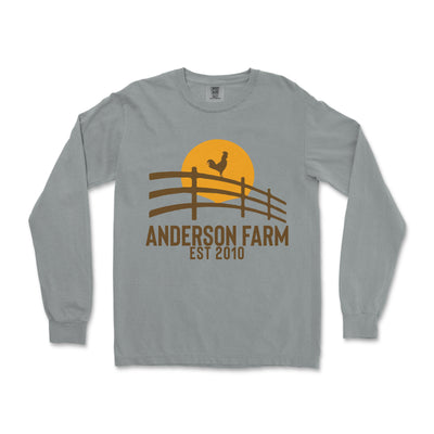 POULTRY FARM CUSTOM LONG SLEEVE SHIRT P5