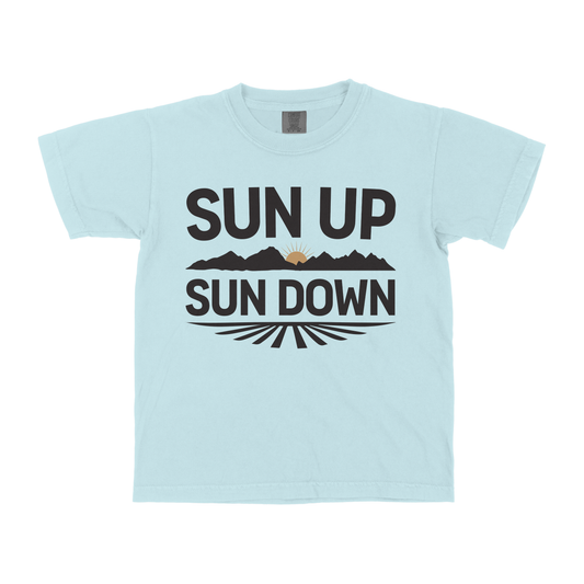 SUN UP SUN DOWN YOUTH SHIRT