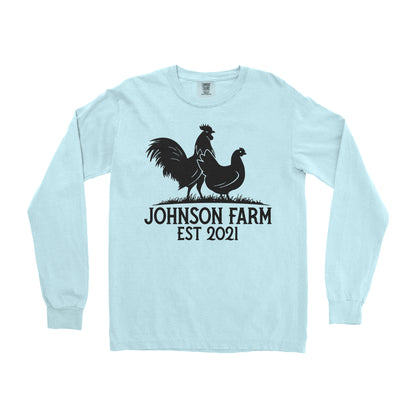 POULTRY FARM CUSTOM LONG SLEEVE SHIRT P6
