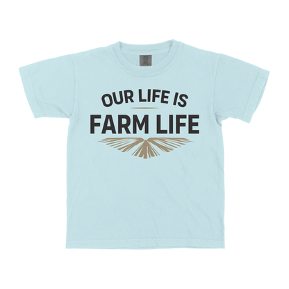 OUR LIFE IS FARM LIFE YOUTH SHIRT