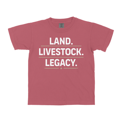 LAND. LIVESTOCK. LEGACY. YOUTH SHIRT