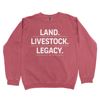 LAND. LIVESTOCK. LEGACY. PREMIUM SWEATSHIRT