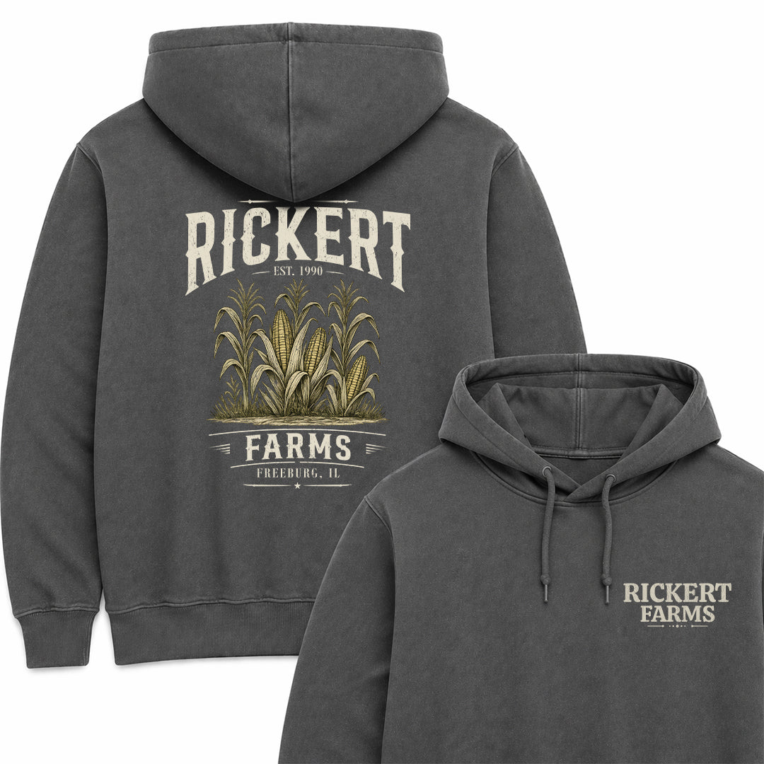 CORN FARM CUSTOM HOODIE BACK PRINT O14