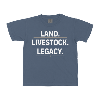 LAND. LIVESTOCK. LEGACY. YOUTH SHIRT