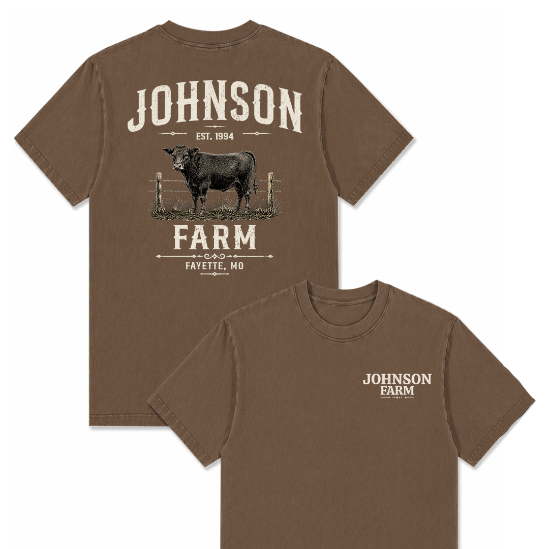 CATTLE FARM CUSTOM SHIRT BACK PRINT C19