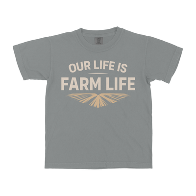 OUR LIFE IS FARM LIFE YOUTH SHIRT