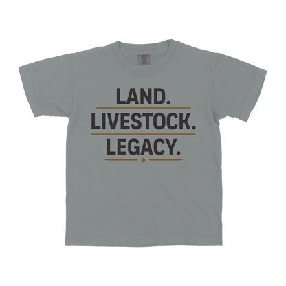 LAND. LIVESTOCK. LEGACY. YOUTH SHIRT