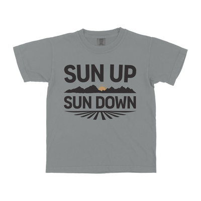 SUN UP SUN DOWN YOUTH SHIRT
