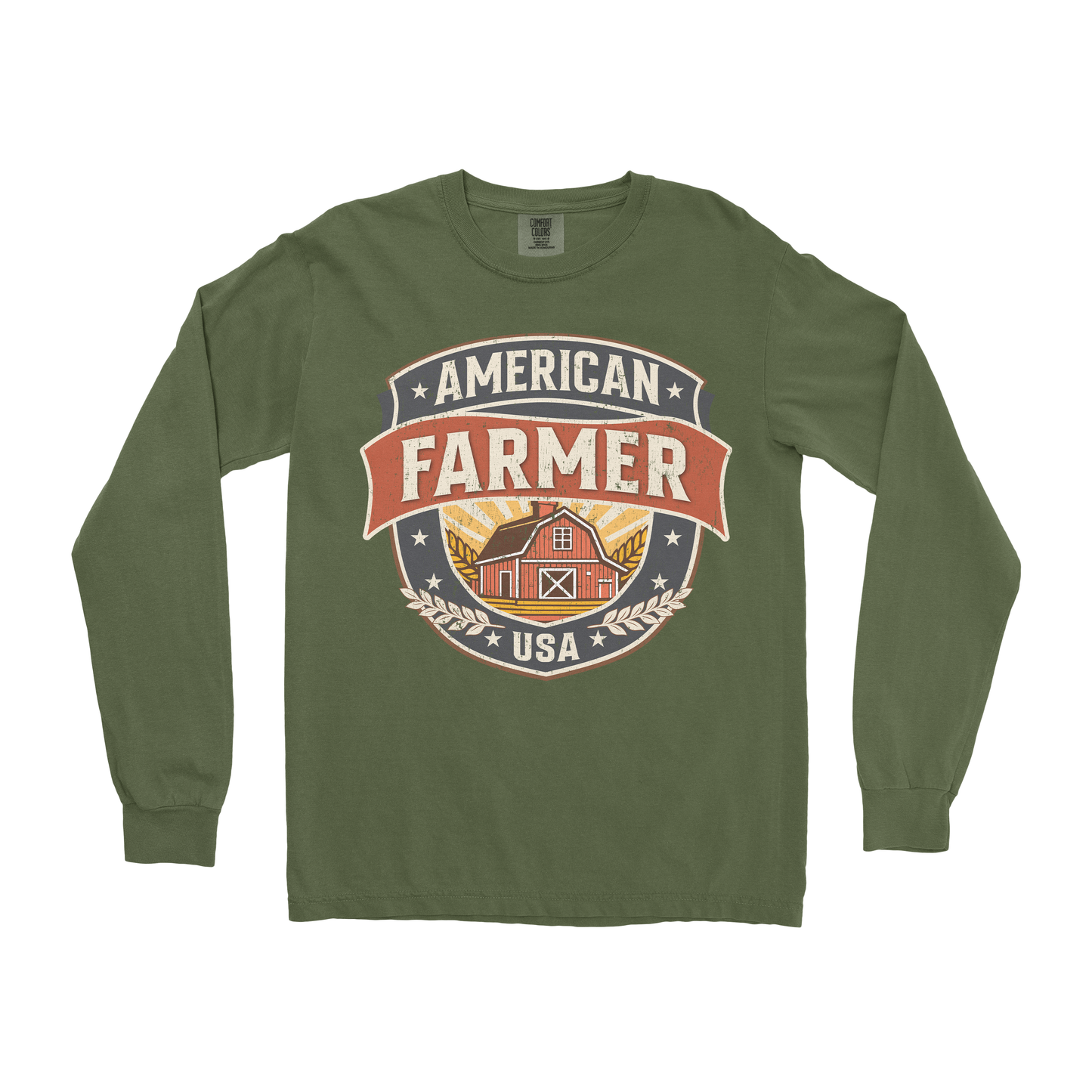 AMERICAN FARMER USA LONG SLEEVE SHIRT