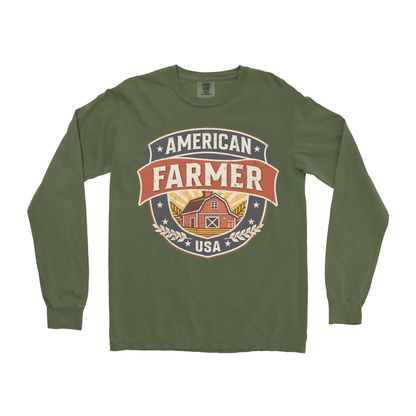 AMERICAN FARMER USA LONG SLEEVE SHIRT