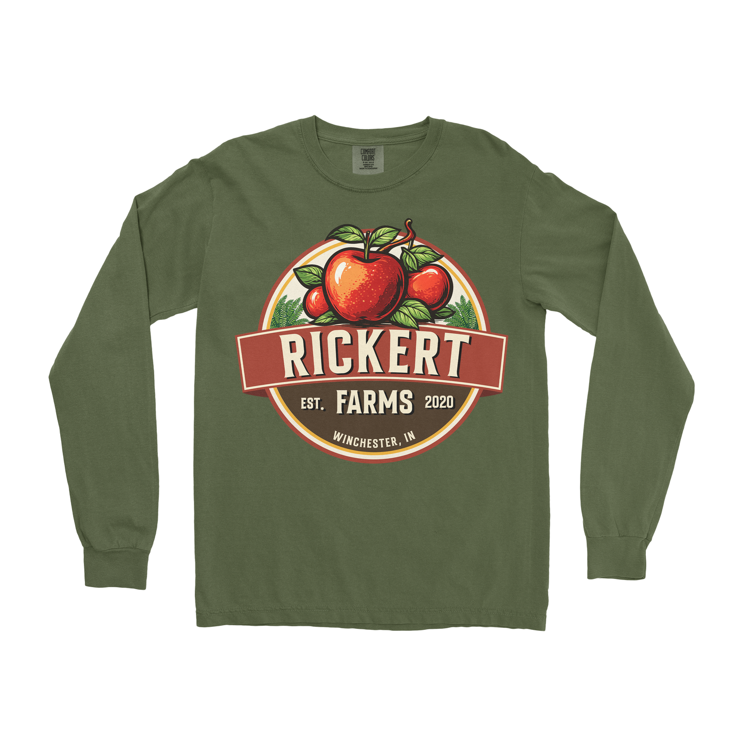 APPLE FARM CUSTOM LONG SLEEVE SHIRT K8