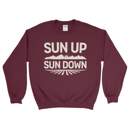 SUN UP SUN DOWN SWEATSHIRT