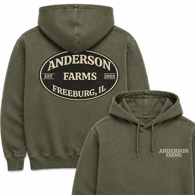 FARM CUSTOM HOODIE BACK PRINT N12