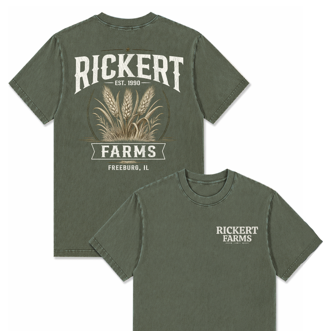 WHEAT FARM CUSTOM SHIRT BACK PRINT E4