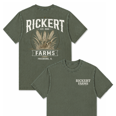 WHEAT FARM CUSTOM SHIRT BACK PRINT E4