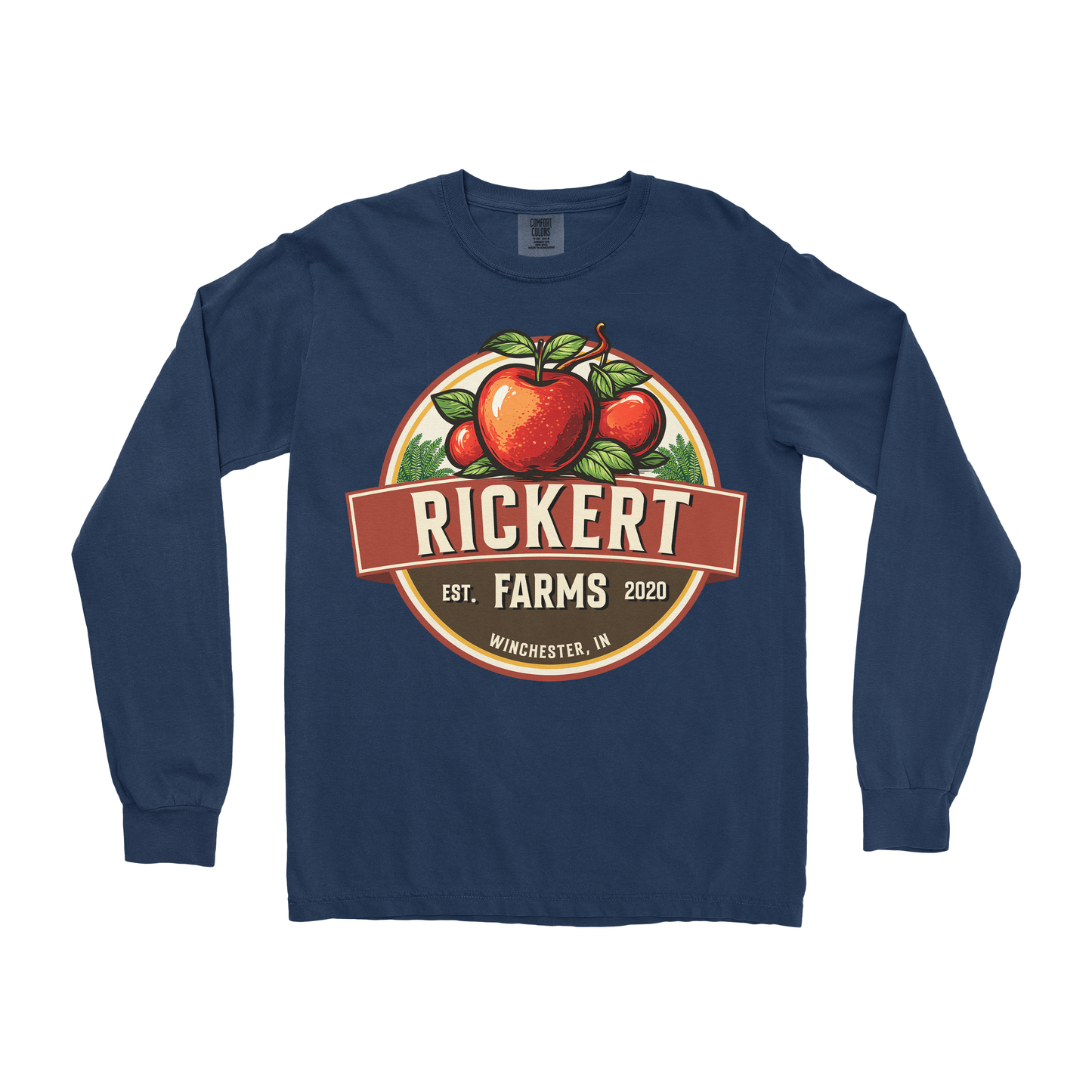 APPLE FARM CUSTOM LONG SLEEVE SHIRT K8