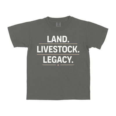 LAND. LIVESTOCK. LEGACY. YOUTH SHIRT