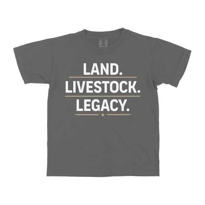 LAND. LIVESTOCK. LEGACY. YOUTH SHIRT