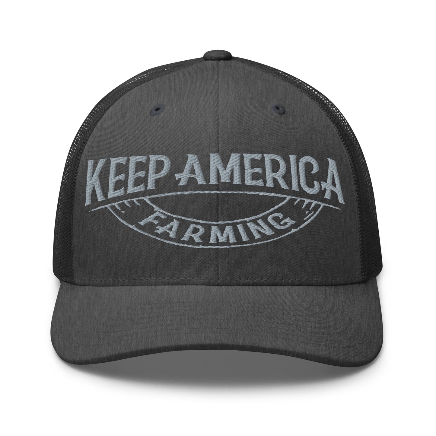 KEEP AMERICA FARMING TRUCKER HAT