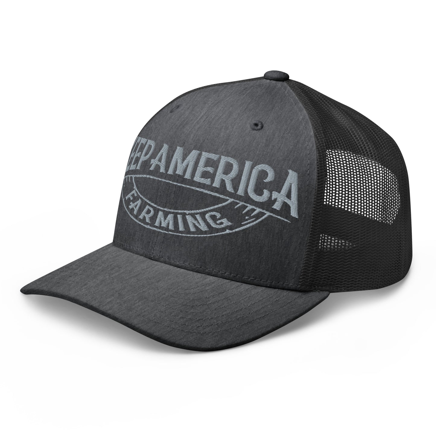 KEEP AMERICA FARMING TRUCKER HAT