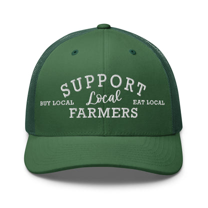 SUPPORT LOCAL FARMERS TRUCKER HAT