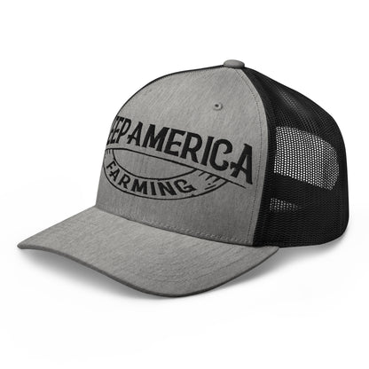 KEEP AMERICA FARMING TRUCKER HAT