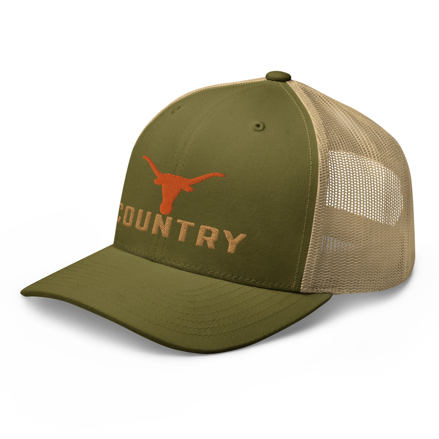 LONGHORN COUNTRY TRUCKER HAT