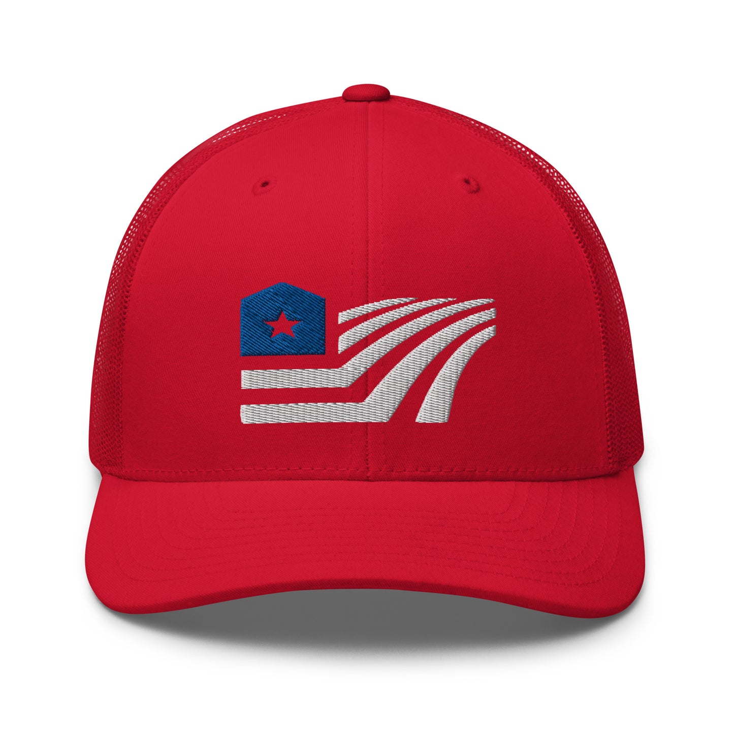 USA FLAG FARMER TRUCKER HAT