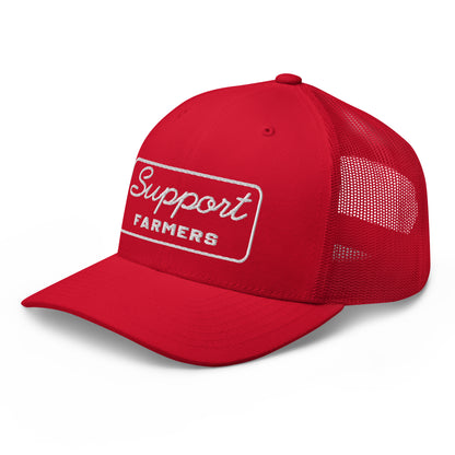 SUPPORT FARMERS TRUCKER HAT