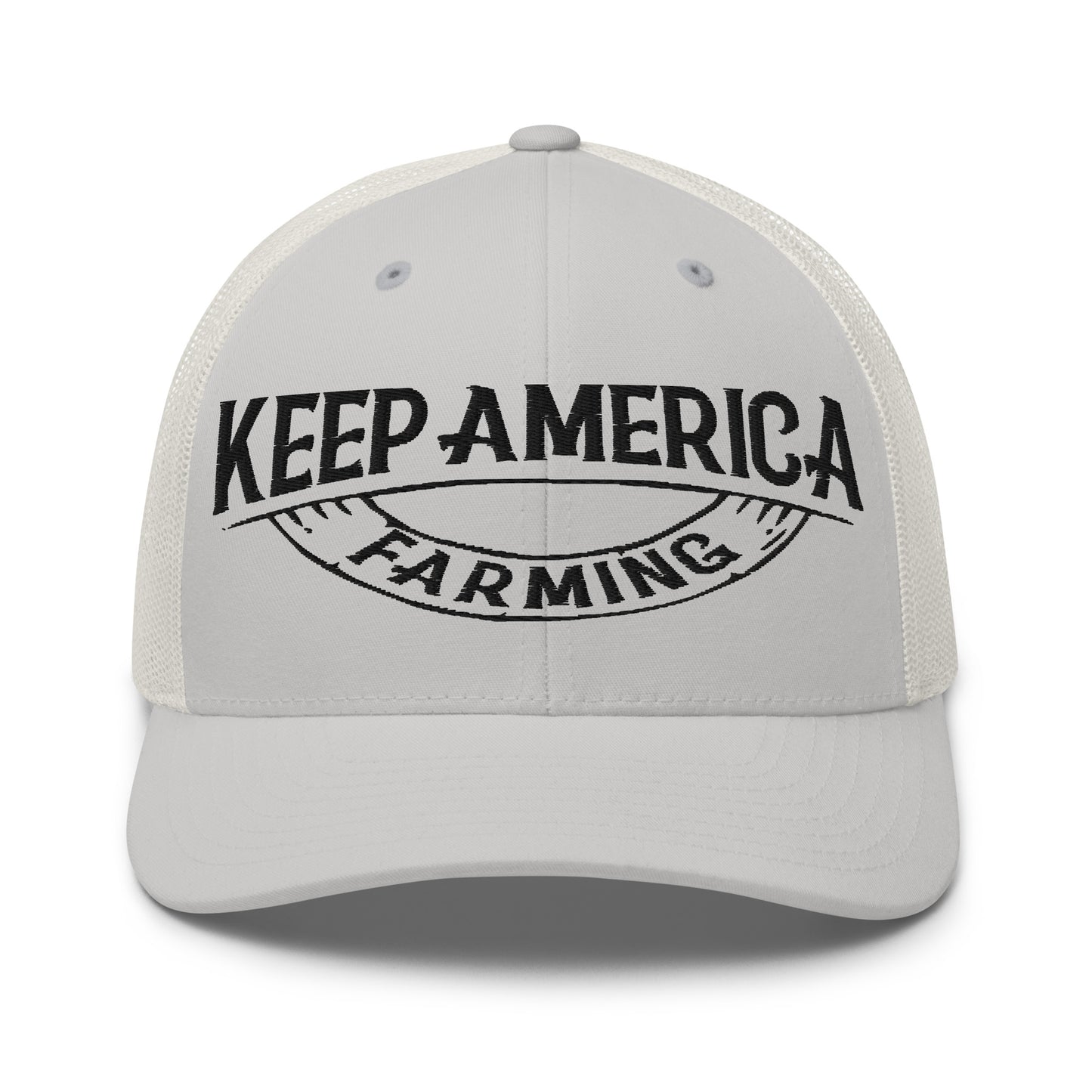 KEEP AMERICA FARMING TRUCKER HAT