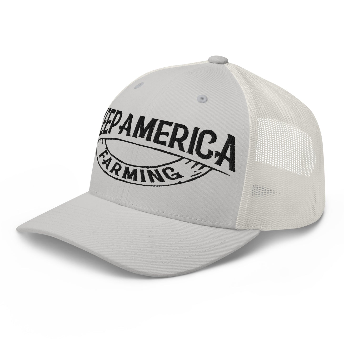 KEEP AMERICA FARMING TRUCKER HAT