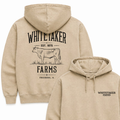 CATTLE FARM CUSTOM HOODIE BACK PRINT C20