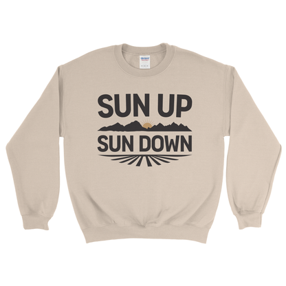 SUN UP SUN DOWN SWEATSHIRT